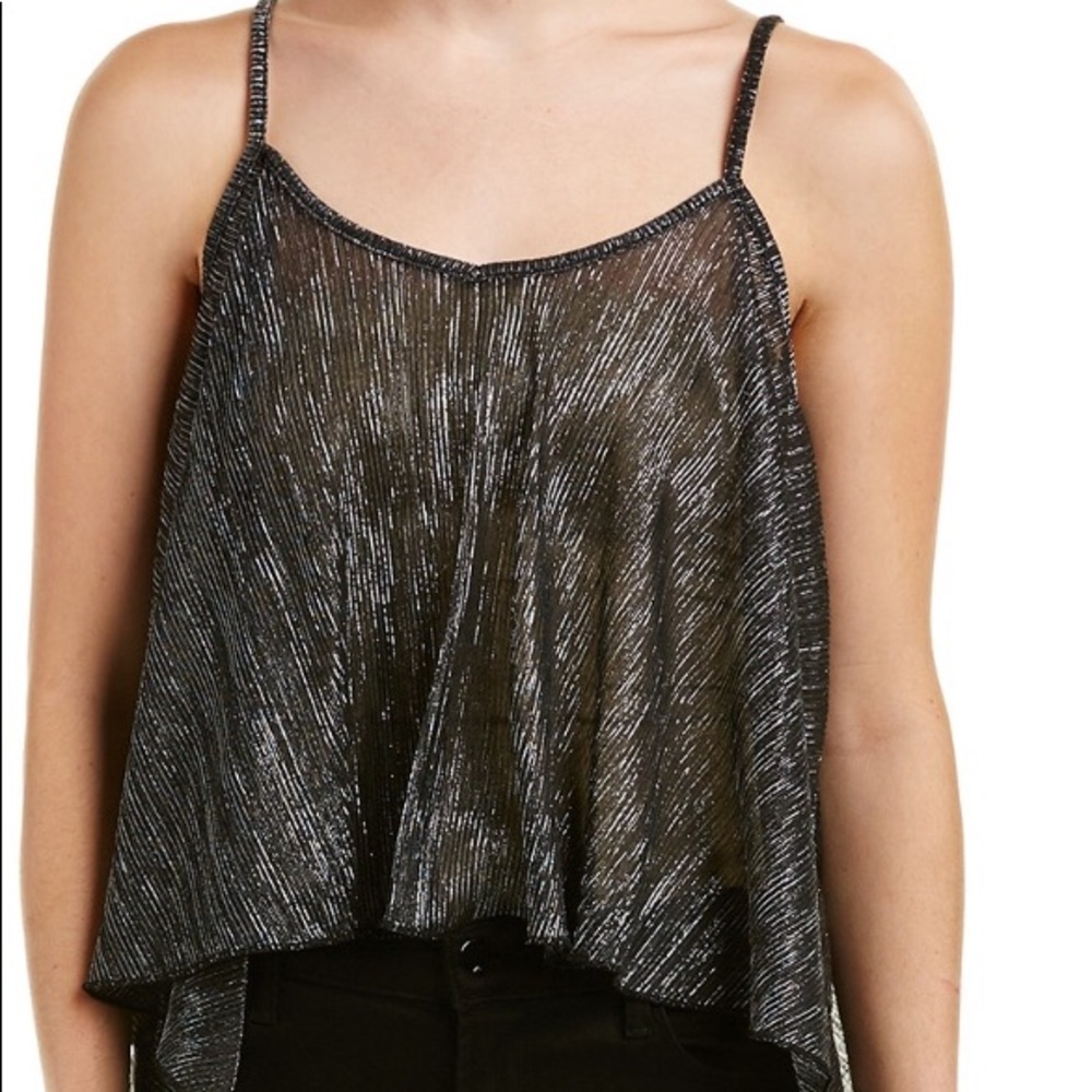 Toi et Moi Flyaway silver top. New. M/L